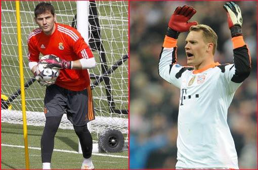 Iker Casillas gegen Manuel Neuer