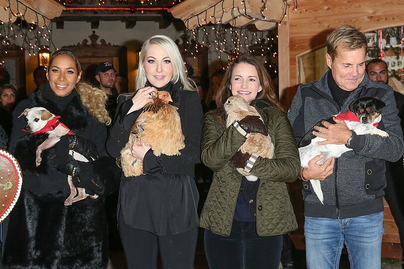 Leona Lewis, Kathrin Glock, Kristin Landen Davis und Dieter Bohlen