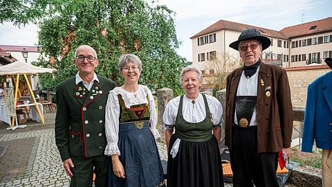 Beim Tag der Franken stand Tracht hoch im Kurs.