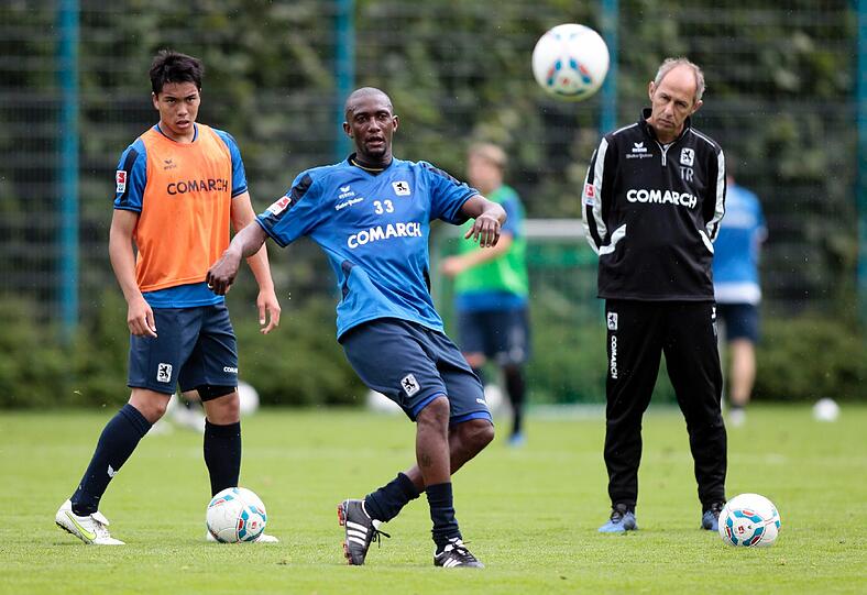 Das Löwen-Training mit den Neuzugängen. Die Bilder von der Grünwalder