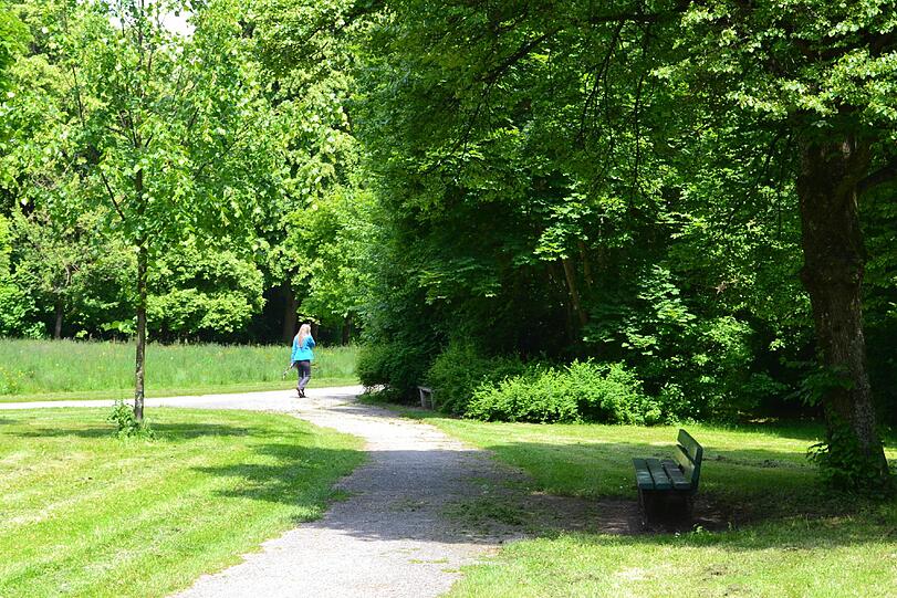 Die Park-Idylle in Fürstenried-Ost.