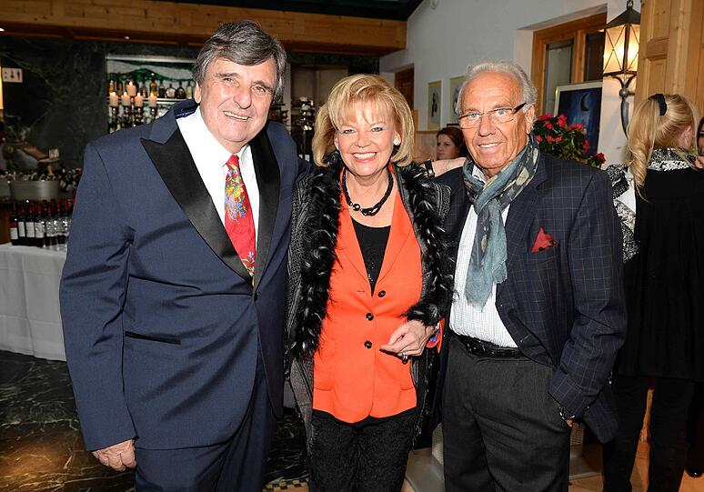 Peter Pongratz und Günter Steinberg mit Ehefrau Margot