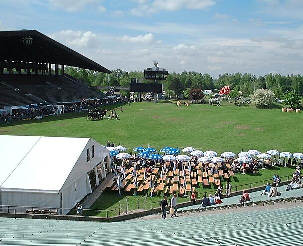 Die Olympia-Reitanlage. Die Olympia-Reitanlage.