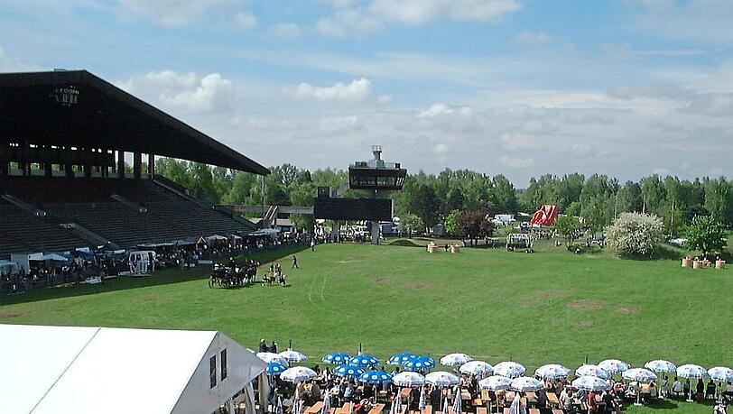 Die Olympia-Reitanlage. Die Olympia-Reitanlage.