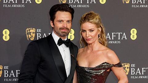 Sebastian Stan und Annabelle Wallis auf den BAFTAs im vergangenen Jahr.