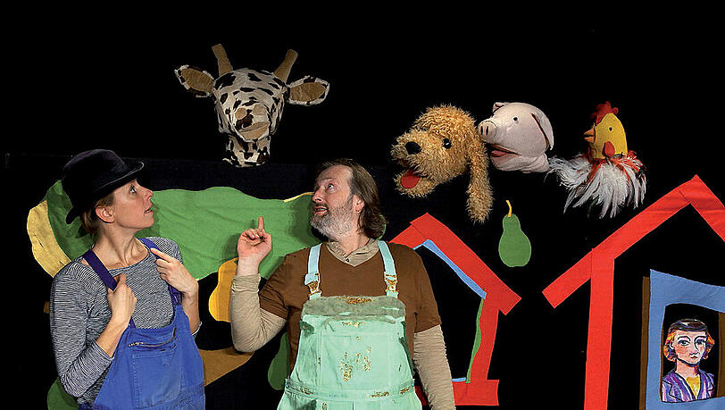 Buntes Programm für die Kinder, unter anderem mit der "Kuh Rosemarie" Buntes Programm für die Kinder, unter anderem mit der "Kuh Rosemarie"