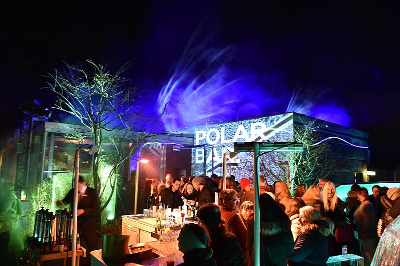 Die Polar Bar auf dem Dach des Hotels Bayerischer Hof.