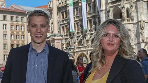 Die neuen Grünen-Chefs: Dominik Krause und Mona Fuchs.