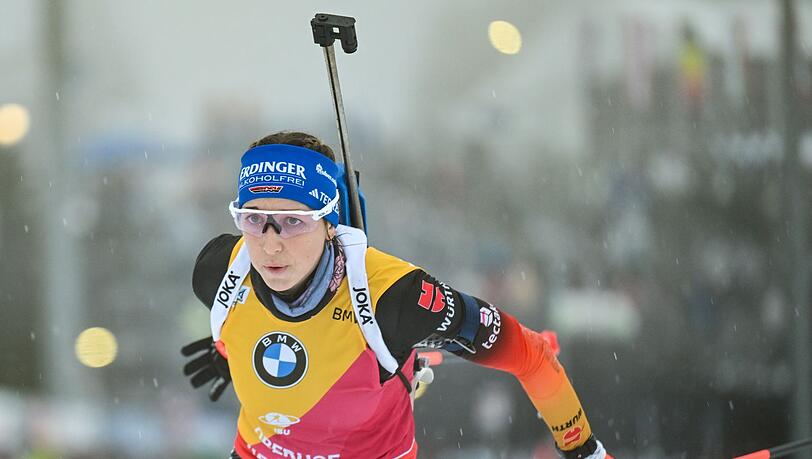 Franziska Preuß kann erstmals den Gesamtweltcup gewinnen.