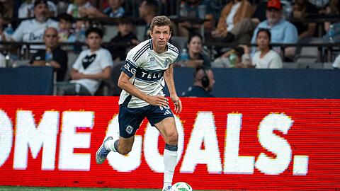 Ein gutes Debüt ohne Happy End: Thomas Müller bei seinem ersten Einsatz für die Vancouver Whitecaps.