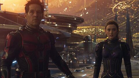 Paul Rudd und Kathryn Newton in "Ant-Man and the Wasp: Quantumania".