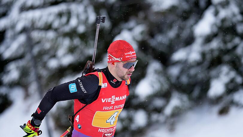 Danilo Riethmüller wird sensationell Zweiter im Massenstart.