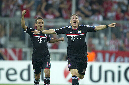 17. August, 20.53 Uhr, Bastian Schweinsteiger: Das 1:0 in der Champions-League-Qualifikation gegen den FC Zürich.