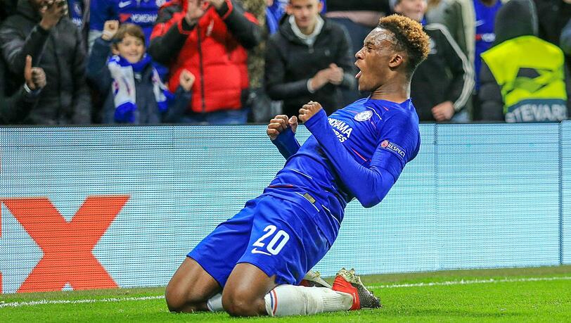 Wird mit dem FC Bayern in Verbindung gebracht: Callum Hudson-Odoi vom FC Chelsea Wird mit dem FC Bayern in Verbindung gebracht: Callum Hudson-Odoi vom FC Chelsea