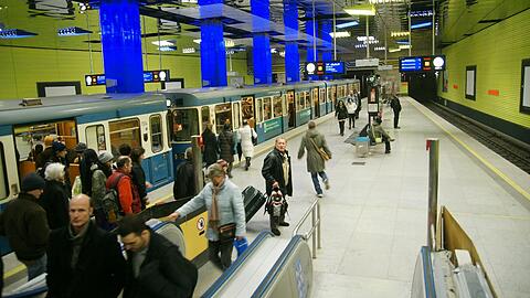 Hier würde die U9 halten: der Bahnhof Münchner Freiheit.