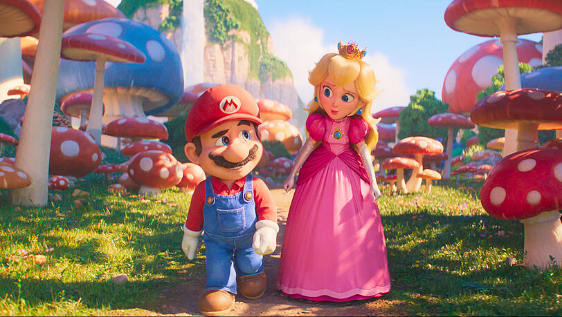 Mario und Peach. Mario und Peach.