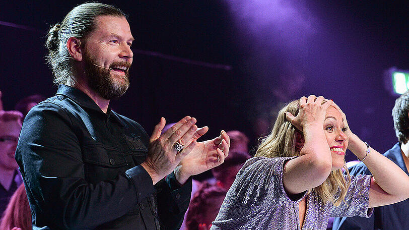 Rea Garvey und Ruth Moschner bilden das neue Rateteam bei "The Masked Singer".