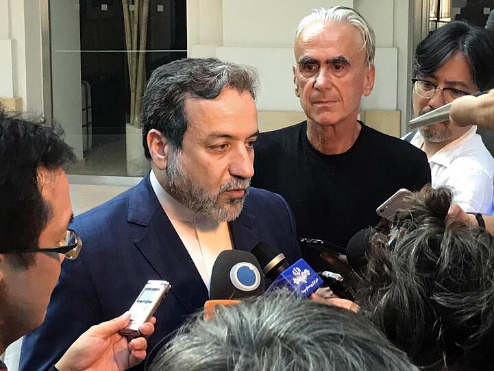 Irans Vize-Außenminister Abbas Araghchi bei den Verhandlungen über das Atomabkommen von 2015 in Wien.