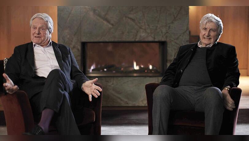 "Trophy Men - Die Erfindung der UEFA Champions League": Klaus Hempel (l.) und Jürgen Lenz erfanden die UEFA Champions League.