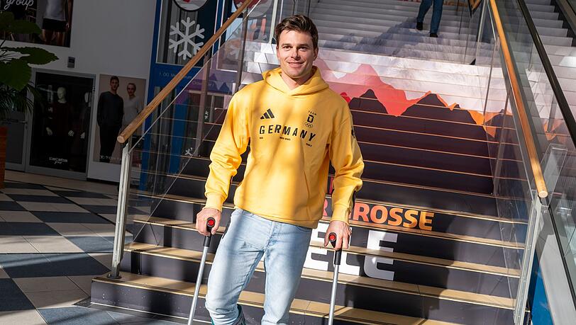 Alexander Schmid hat sich kurz vor den Olympischen Spielen am Kn&ouml;chel verletzt.