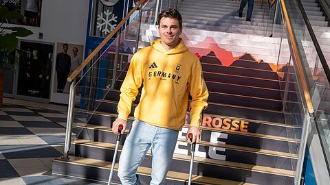 Alexander Schmid hat sich kurz vor den Olympischen Spielen am Kn&ouml;chel verletzt.