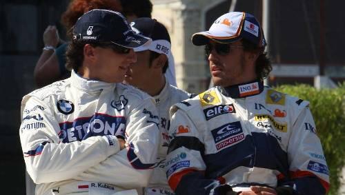 Seit jahren befreundet: Robert Kubica und Fernando Alonso (r.). Seit jahren befreundet: Robert Kubica und Fernando Alonso (r.).