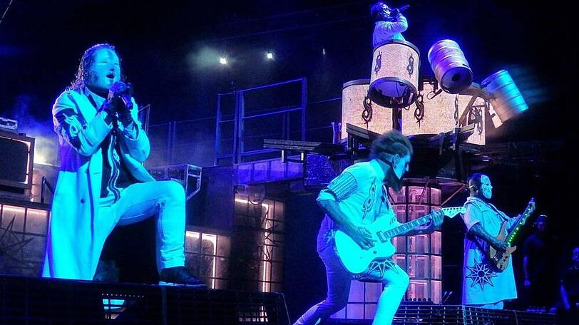 Slipknot sind für ihre wilde Show bekannt.