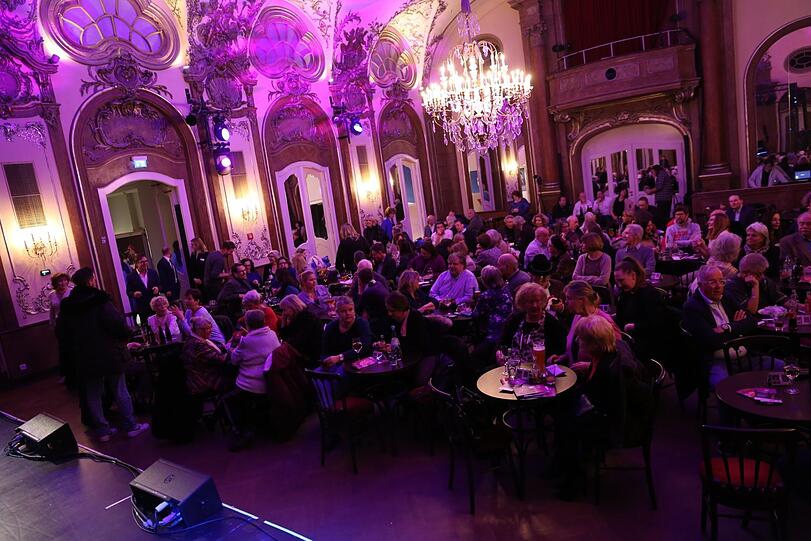 Der Silbersaal in Deutschen Theater beim „Ratschkartell“.