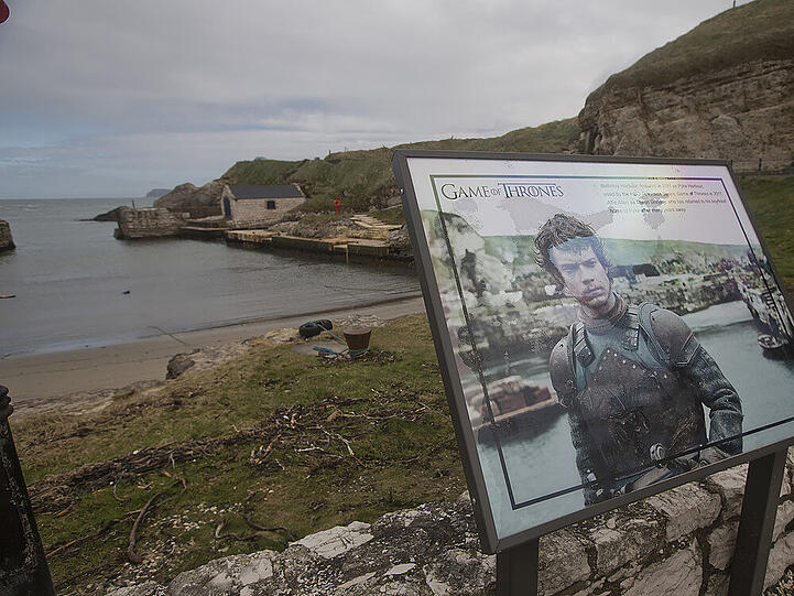 Filmlocation von "Game of Thrones": Ballintoy in Nordirland