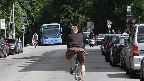 Radfahrer in München Radfahrer in München