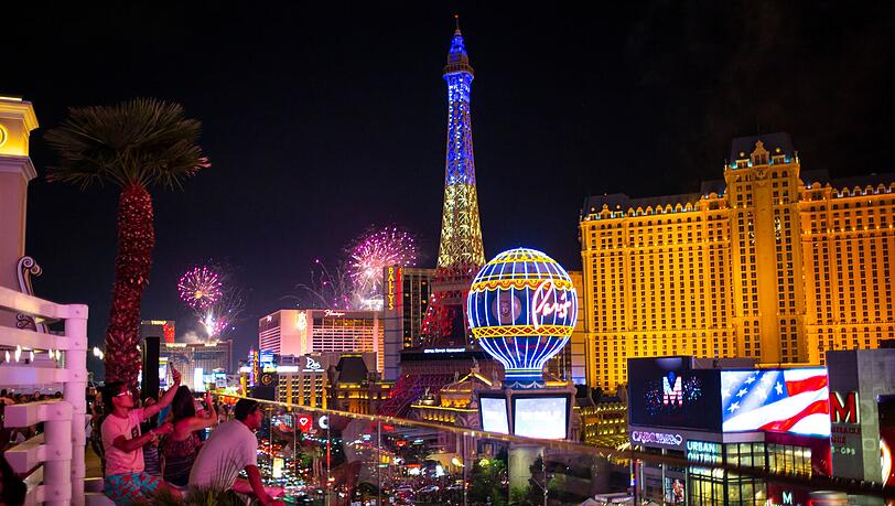 Ein Ort mit viel Schein: Las Vegas, St&auml;tte f&uuml;r die ersten Enhanced Games. (Archivbild)