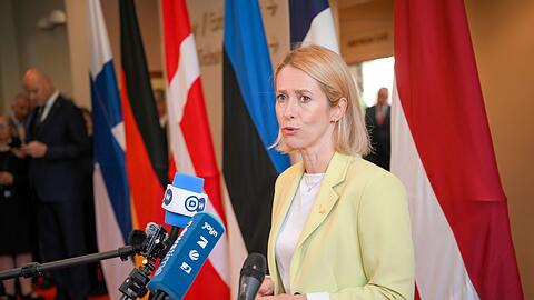 Für die EU reiste unter anderem die Außenbeauftragte Kaja Kallas an. Für die EU reiste unter anderem die Außenbeauftragte Kaja Kallas an.