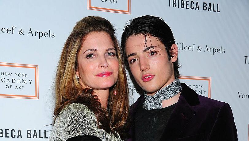 Stephanie Seymour mit ihrem Sohn Harry Brant.