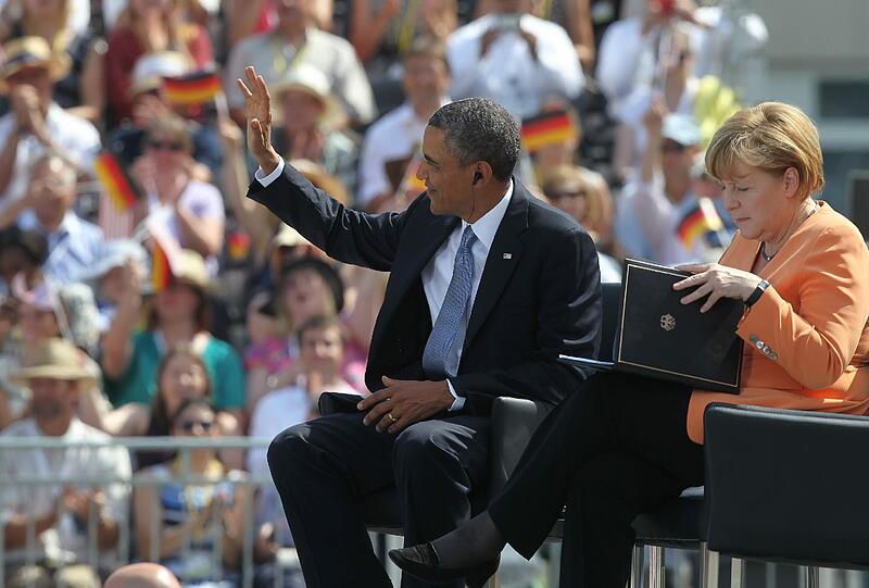 Barack Obama in Berlin.