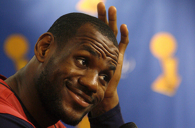 Glanzvolle Karriere: NBA-Star LeBron James in Bildern.
