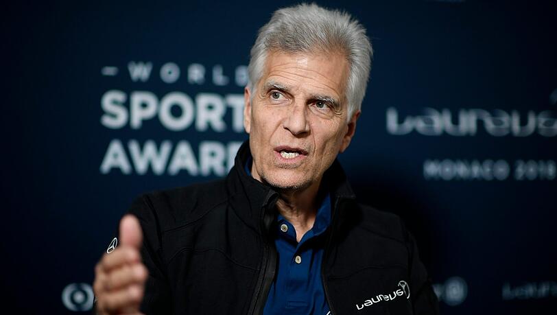 Ergraut und ohne Schnauzer: Mark Spitz heute. Ergraut und ohne Schnauzer: Mark Spitz heute.