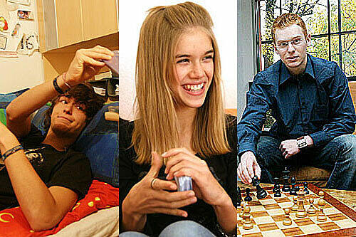 Michi, Charlotte und Maxim.