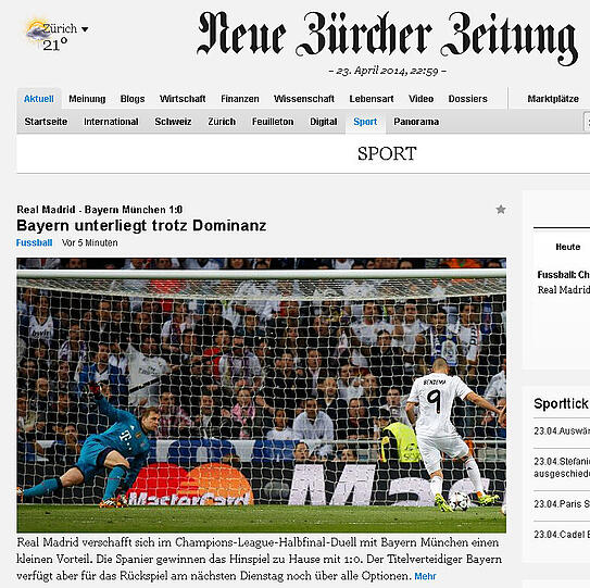 "Neue Zürcher Zeitung"