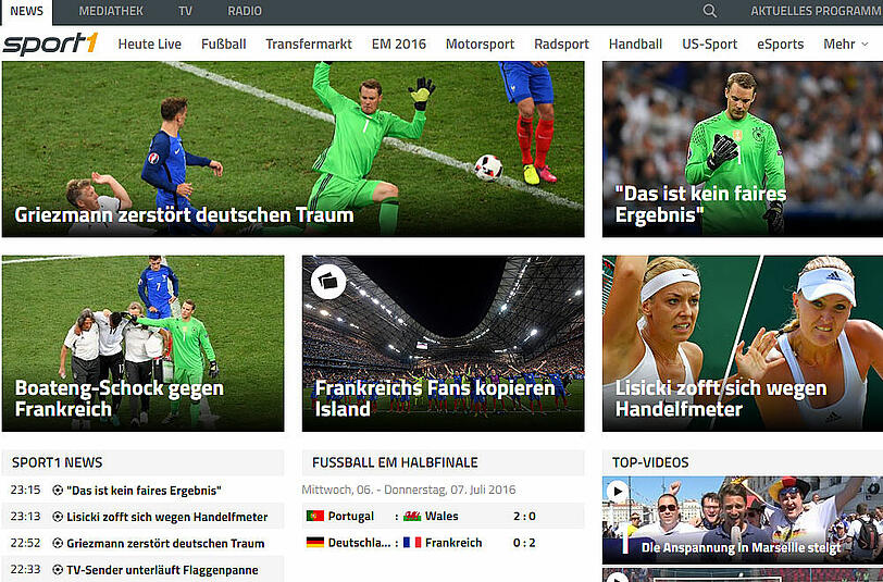 Sport1: Traum zerstört, Boateng-Schock - Sport1 schöpft nach einem ereignisreichen Spiel aus dem Vollen.
