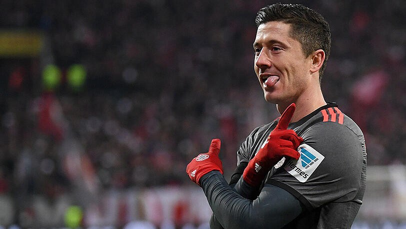 Mainz-Schreck Robert Lewandowski hat wieder zweimal zugeschlagen.