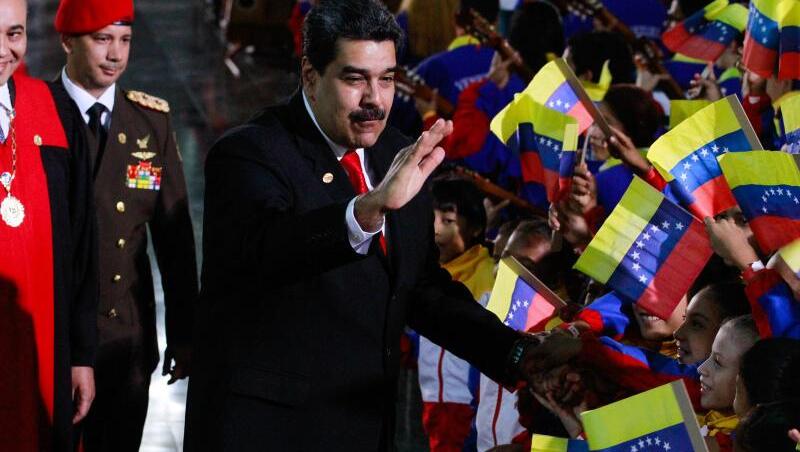 Nicolas Maduro: Zahlreiche Staaten erkennen das Ergebnis der letzten Wahl nicht an. Nicolas Maduro: Zahlreiche Staaten erkennen das Ergebnis der letzten Wahl nicht an.