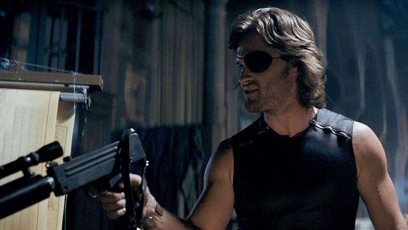 Ein Held aus den 80er-Jahren: Snake Plissken (Kurt Russell). Ein Held aus den 80er-Jahren: Snake Plissken (Kurt Russell).