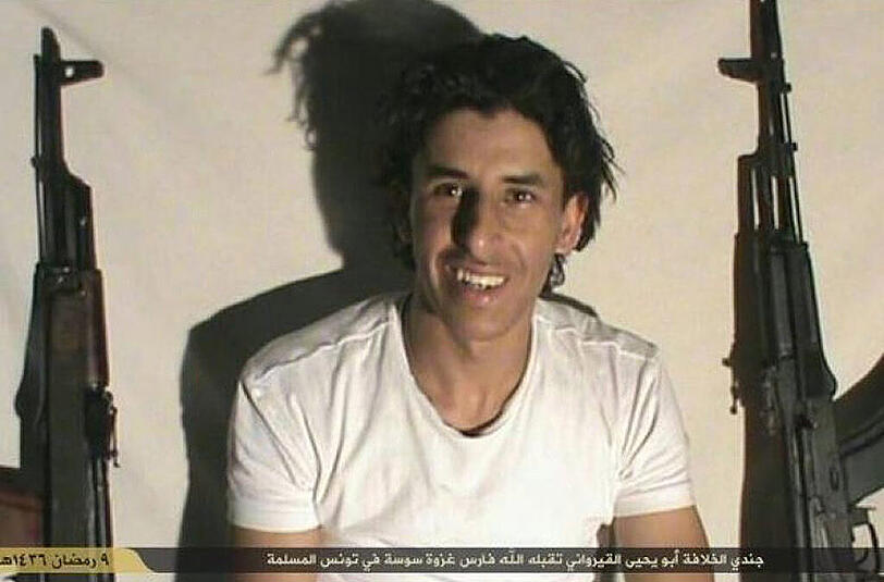 Dieses Bild von Seifeddine Rezgui veröffentlichte der Islamische Staat (IS) über soziale Netze. Sein Vater kann sich nicht erklären, wie der Sohn zum Massenmörder wurde.