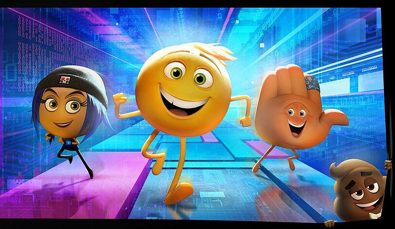 Für die Emojis Jailbreak, Gene und Hi-5 beginnt eine abenteuerliche Reise.