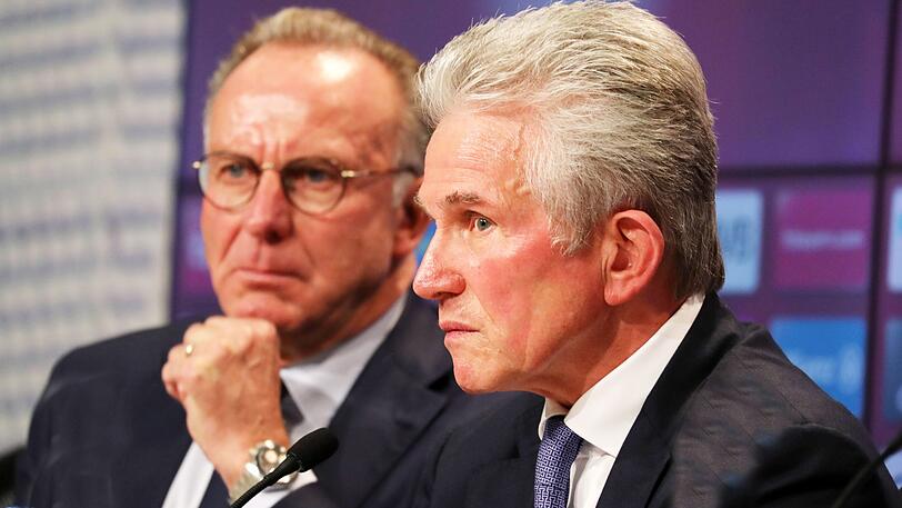 Gemeinsam (noch) für den FC Bayern: Vorstandsboss Karl-Heinz Rummenigge (li.) und Trainer Jupp Heynckes.
