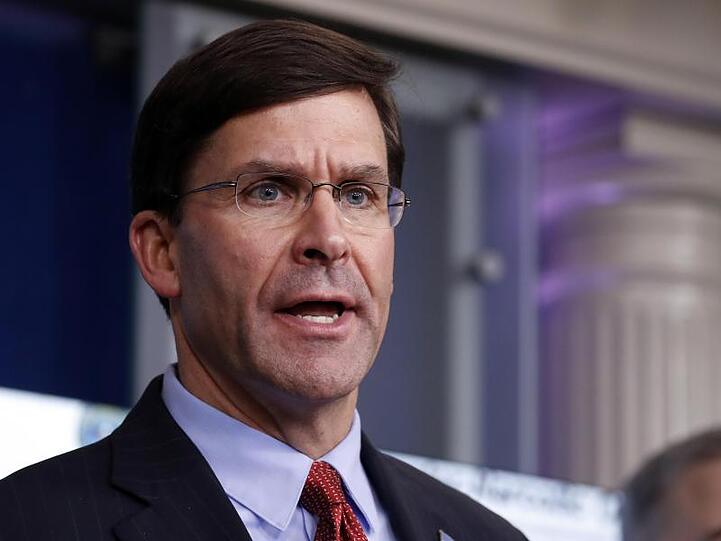 US-Verteidigungsminister Mark Esper: "Rassismus ist eine Realität in Amerika.".