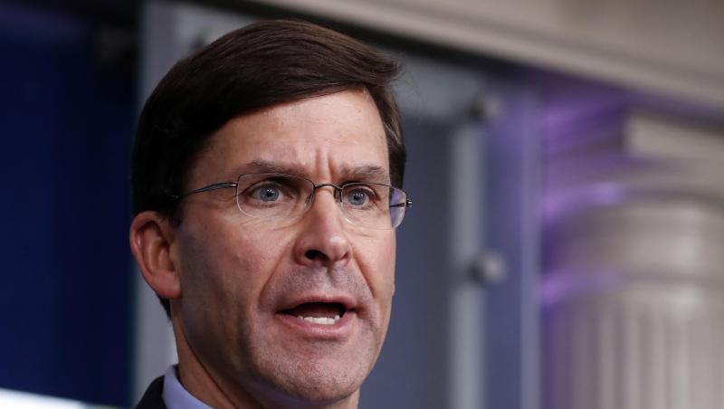 US-Verteidigungsminister Mark Esper: "Rassismus ist eine Realität in Amerika.". US-Verteidigungsminister Mark Esper: "Rassismus ist eine Realität in Amerika.".