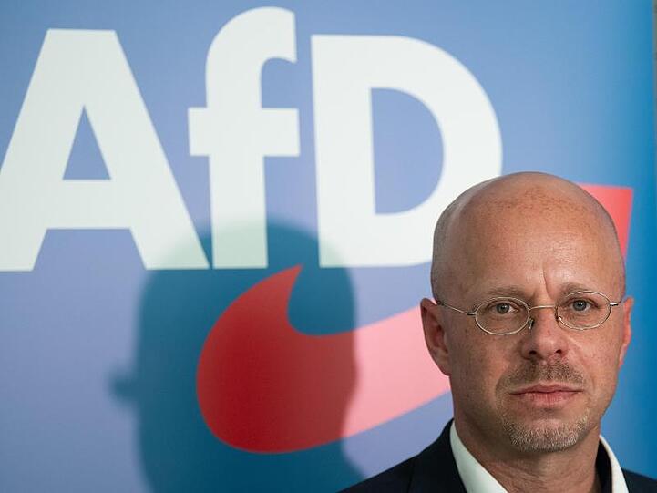Andreas Kalbitz Mitte Mai im Landtag von Brandenburg.