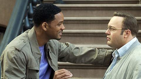 Hitch (Will Smith, l.) mit seinem besonders schwierigen Dating-Fall Albert (Kevin Smith).