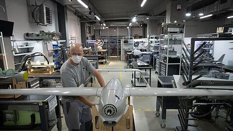 Die Ukraine gilt mittlerweile unter anderem im Bereich der Drohnenproduktion als Vorbild. (Archivbild)